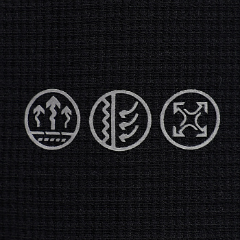 ATLW018-4 Лонгслив Jogging черный