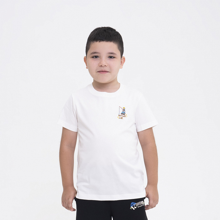 YHSU127-2 Футболка Outdoor молочная