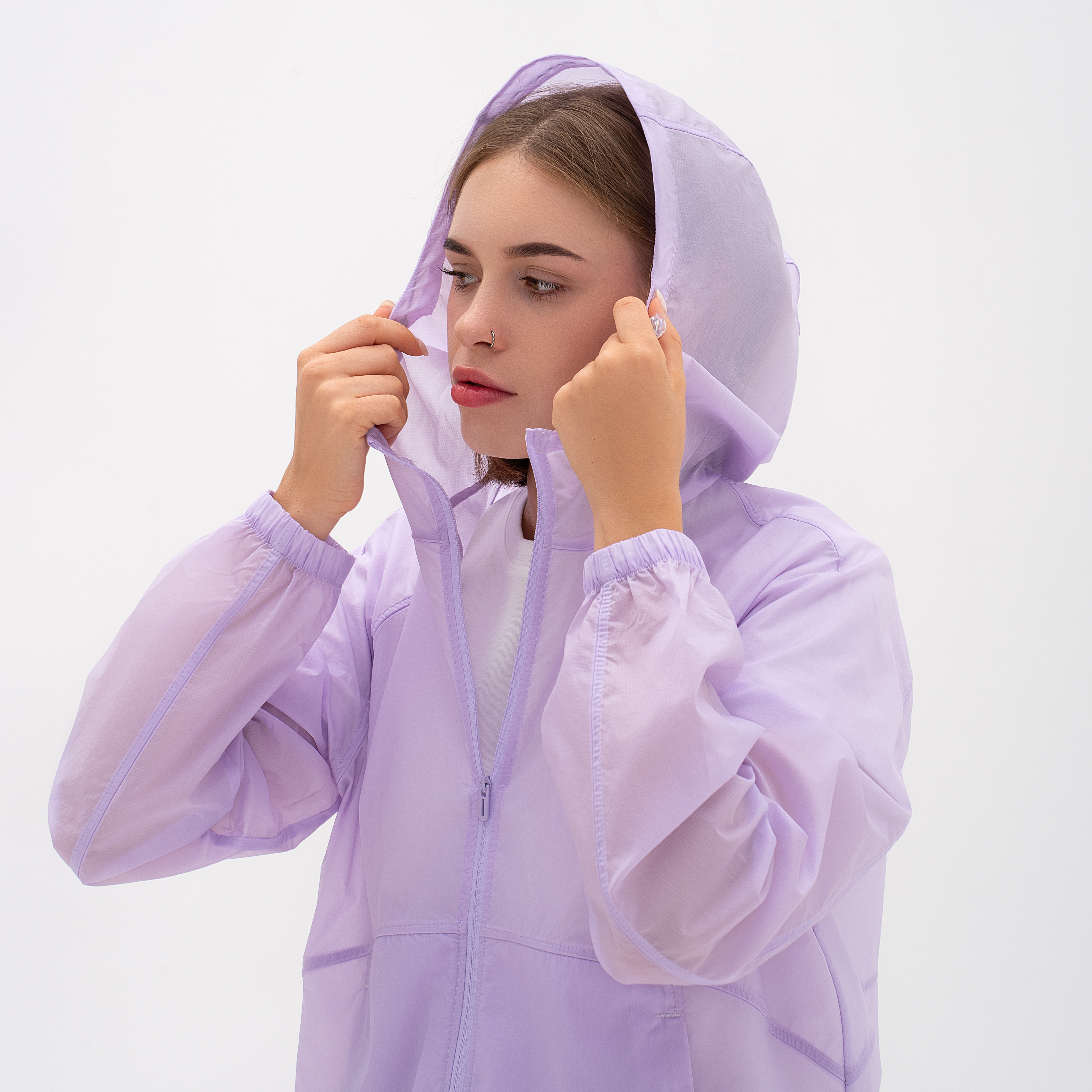 AFDU460-4 Ветровка Fitness фиолетовый