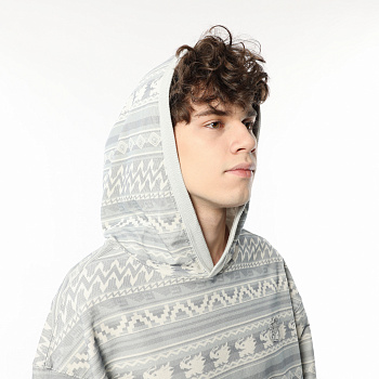 AAEU001-3 Худи Chinese Culture серая