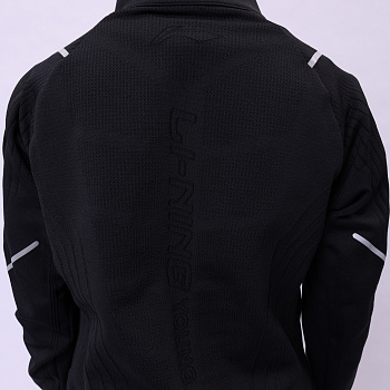 YFDU039-3 Professional Sports Knit Sports Coat Black