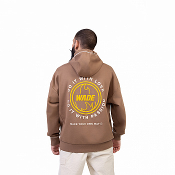 AWDU271-7 Худи Wade коричневый