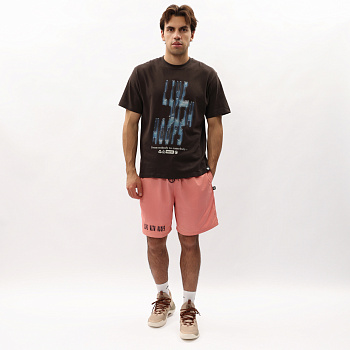 AHSV395-1 Футболка Bad5 Off-Court коричневый