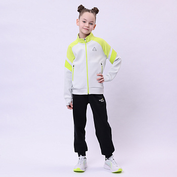 YFDU033-4 Professional Sports Knit Sports Coat Light Grey