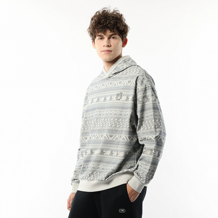 AAEU001-3 Худи Chinese Culture серая