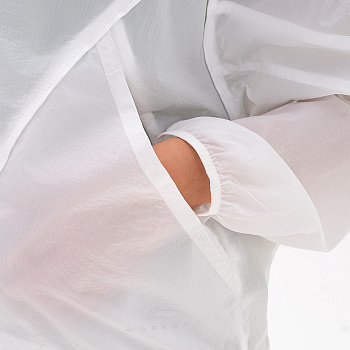 AFDU458-1 Ветровка Fitness белая