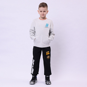 YWDU051-4 Sports Life Po Knit Top Heather Deep Antarctic Grey