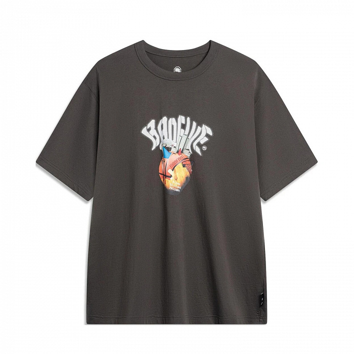 AHSU431-6 Футболка Basketball серая