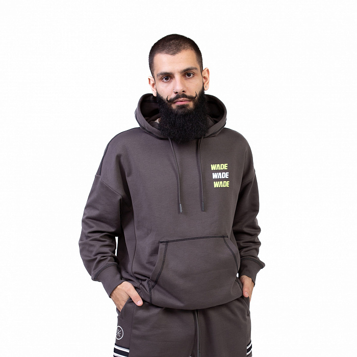 AWDU271-8 Худи Wade серый