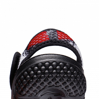 YKKT014-5 Lifestyle Kids Sandals Black/Fiery Red Camouflage