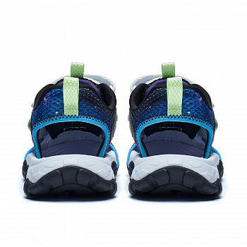 YKUT006-3 Lifestyle Youth Sandals Standard White/Black/Liberty Purple Camo