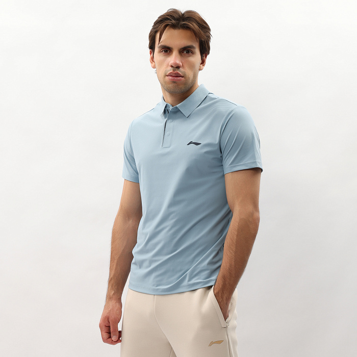 APLV035-5 Футболка-поло Essentials голубой