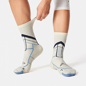 AWLV005-7 Носки высокие Bad5 On-Court голубой