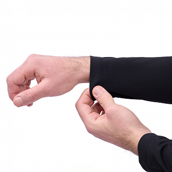 ATLV217-5 Лонгслив Trail Running черный