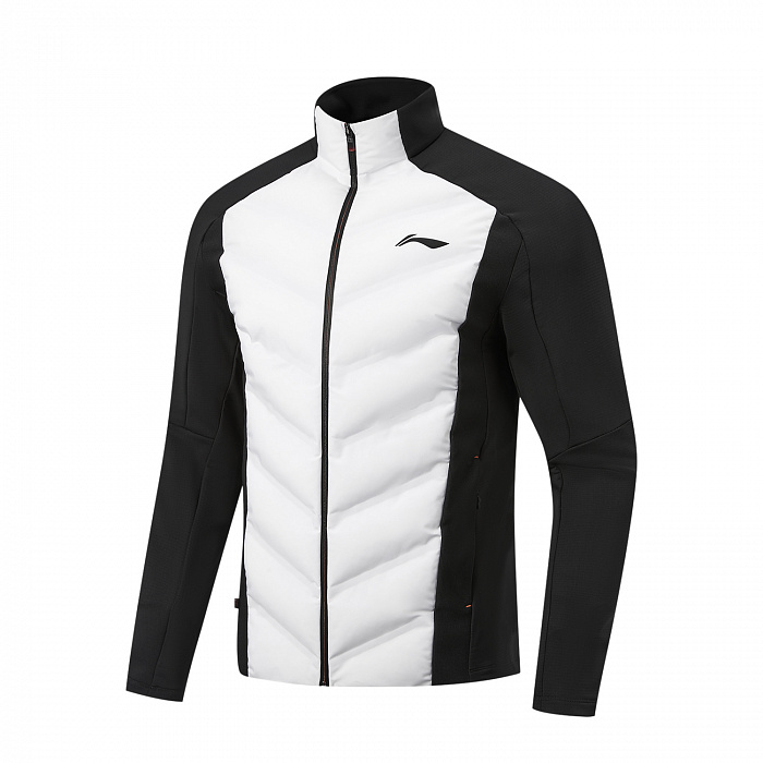 AJMW063-2 Куртка Jogging белый / черный