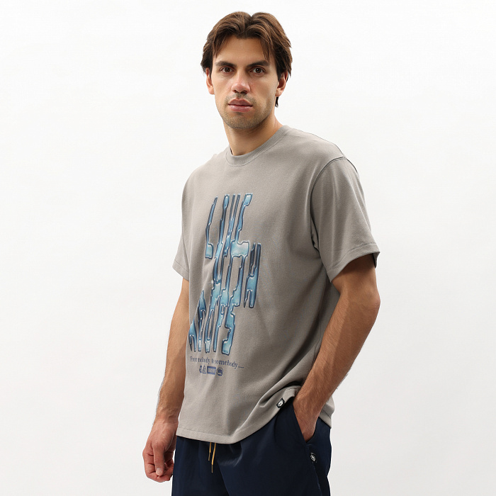 AHSV395-2 Футболка Bad5 Off-Court серый