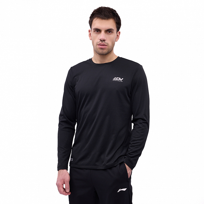 ATLV217-5 Лонгслив Trail Running черный