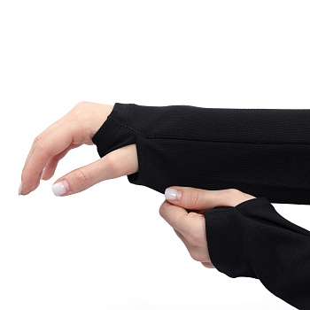 ATLW018-4 Лонгслив Jogging черный