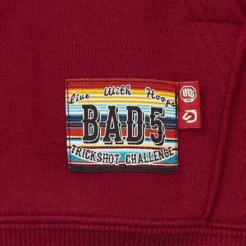 AWDW025-9 Толстовка Badfive Culture красный