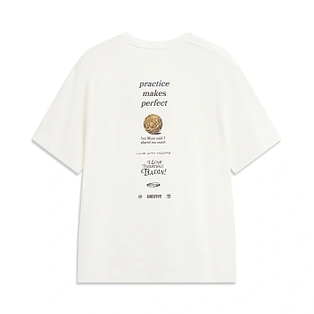 AHSW167-4 Футболка Badfive Culture белый