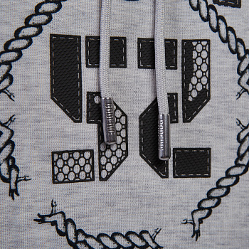 AWDU263-8 Худи Basketball серый