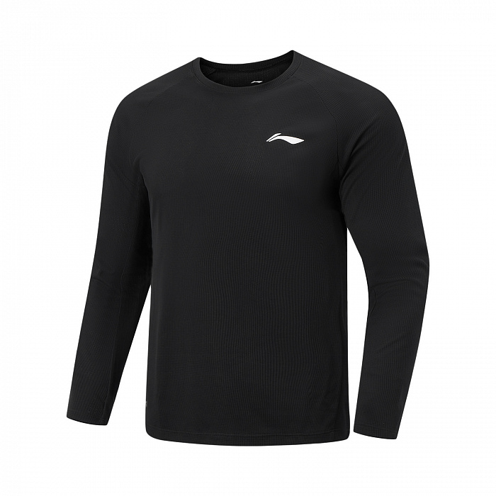 ATLW017-1 Лонгслив Jogging черный