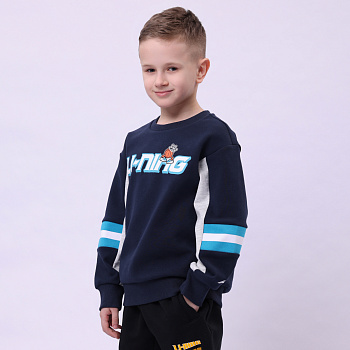 YWDU005-1 Sports Life Po Knit Top Navy Blazer