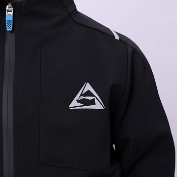 YFDU039-3 Professional Sports Knit Sports Coat Black