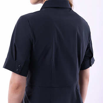 ASKV272-2 Платье Cross голубой