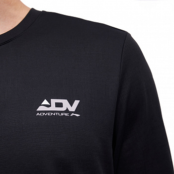 ATLV217-5 Лонгслив Trail Running черный