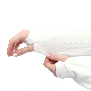 ATLW018-2 Лонгслив Jogging белый