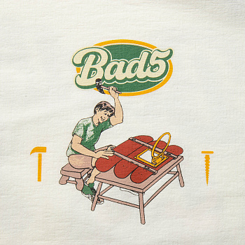 AHSV225-7 Футболка Bad5 Off-Court белый