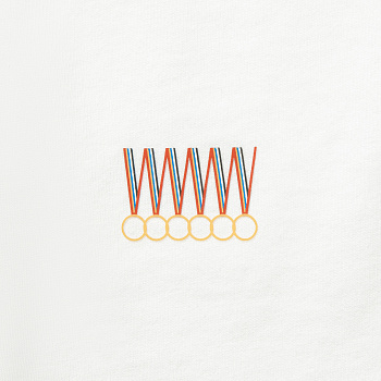 AHSW391-2 Футболка Retro Sports белый