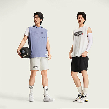 AKSW105-1 Шорты Badfive Streetball белый