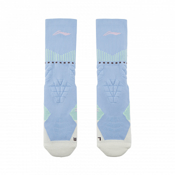 AWLV079-6 Носки высокие Professional Basketball голубой