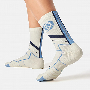 AWLV005-7 Носки высокие Bad5 On-Court голубой