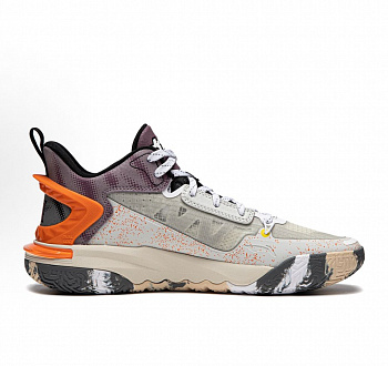 YKBU068-45 Basketball Category Youth Basketball Shoes Shallow Lime/Fog Grape Pur