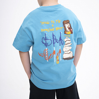 YHSU131-3 Футболка Outdoor синяя