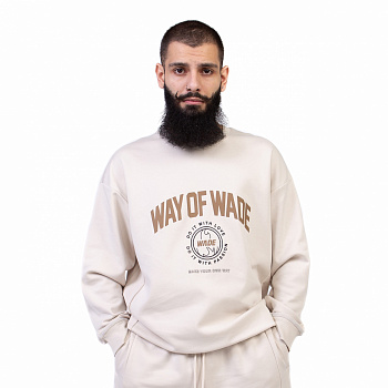 AWDU277-6 Свитшот Wade бежевый