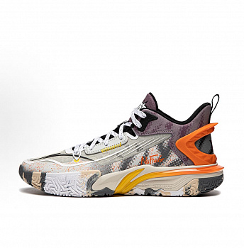 YKBU068-45 Basketball Category Youth Basketball Shoes Shallow Lime/Fog Grape Pur