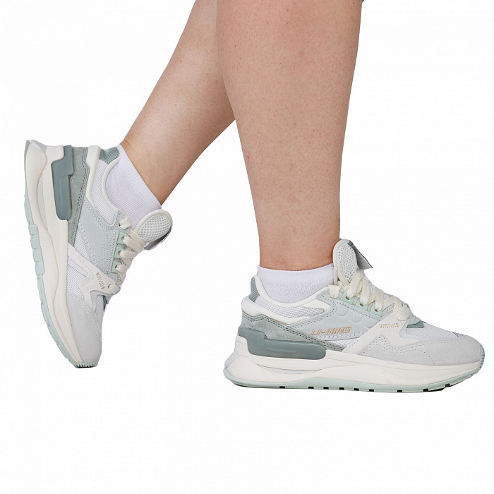 AGCU064-3 Кроссовки 001 Moment V2 зеленые