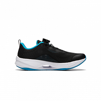YKFU012-1 RUNNING YOUTH RUNNING SHOES Black/Blue Danube