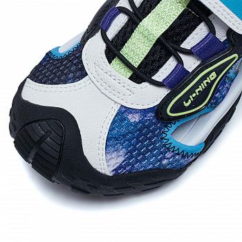 YKUT006-3 Lifestyle Youth Sandals Standard White/Black/Liberty Purple Camo