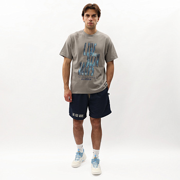 AHSV395-2 Футболка Bad5 Off-Court серый