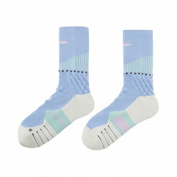 AWLV079-6 Носки высокие Professional Basketball голубой