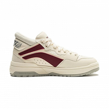 AGCU159-1 Кеды утепленные повседневные Wave Mid Fleece светло-серые