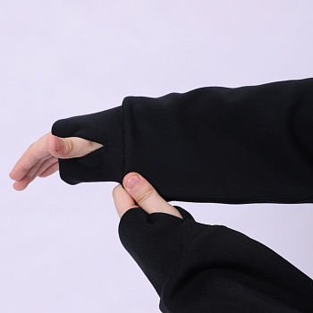 YFDU033-3 Professional Sports Knit Sports Coat Black