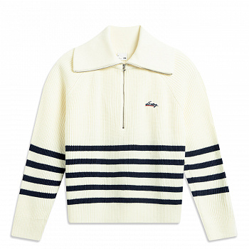 AMBV340-1 Джемпер вязанный Sports Style белый