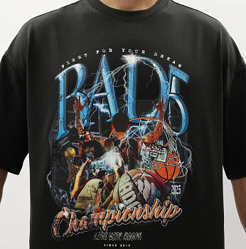 AHSV659-2 Футболка Bad5 Off-Court черный