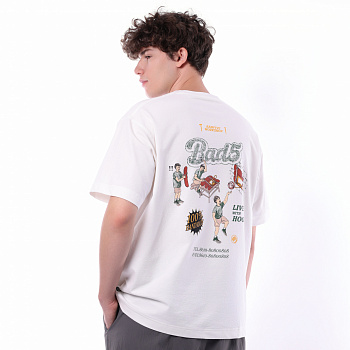 AHSV225-7 Футболка Bad5 Off-Court белый
